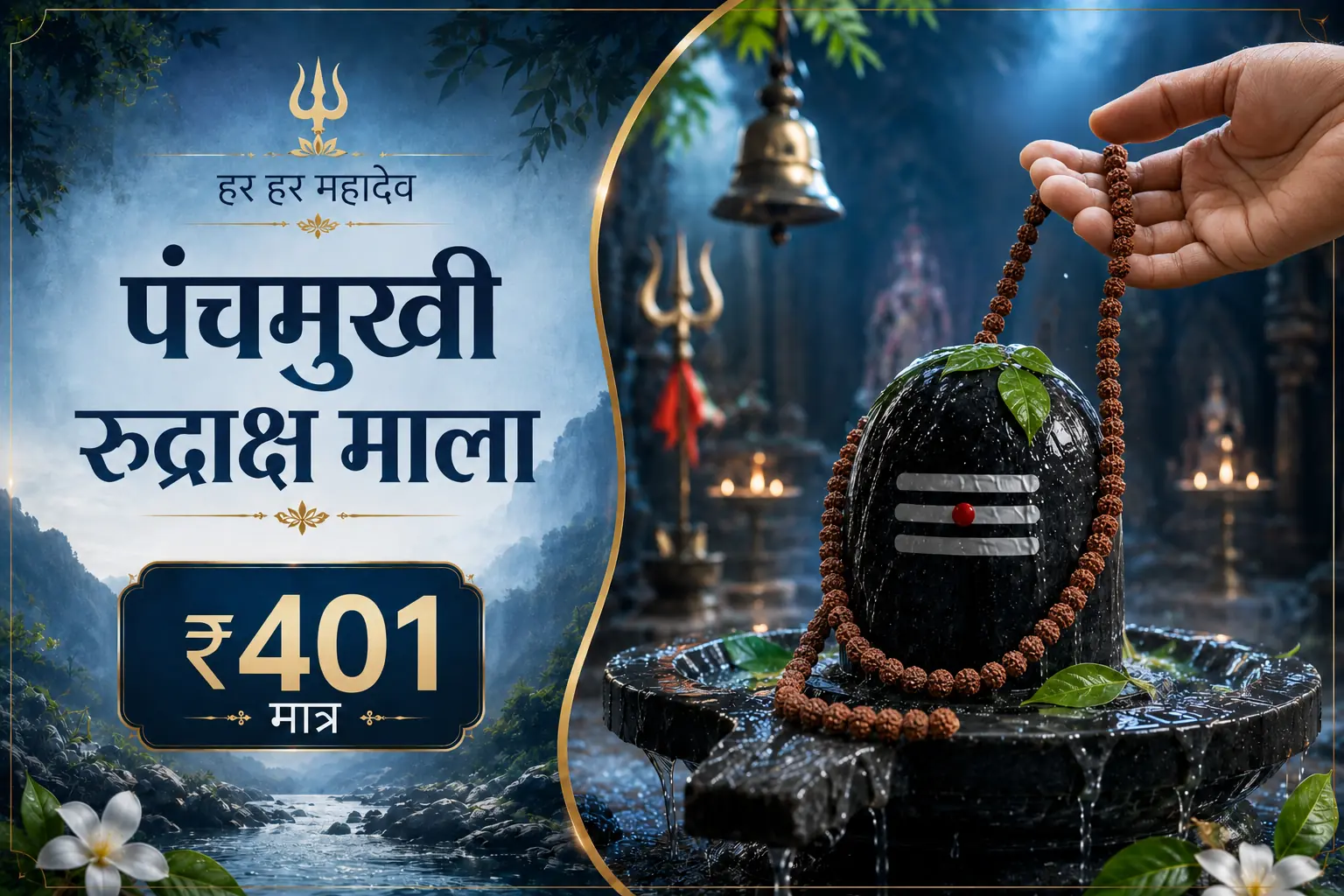Panchamukhi Rudraksh Mala