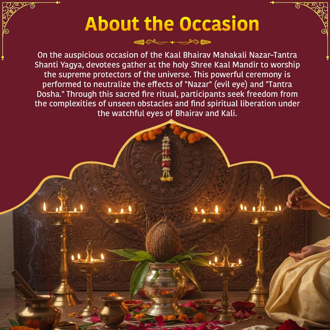 2-Day Mahakali Kaal Bhairav Raksha Vijay Sadhana  11,000 Bhairav Mantra Jaap & Raksha Havan