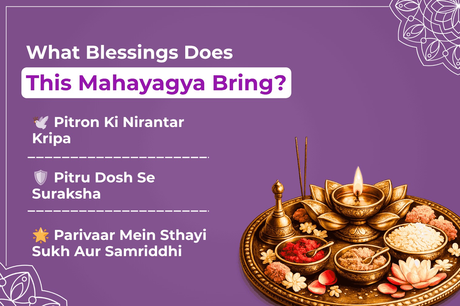 Pitru Dosh Nivaran Shraddha Pujan, Til Tarpan & Brahmin Bhojan Pitru Seva Daily Puja