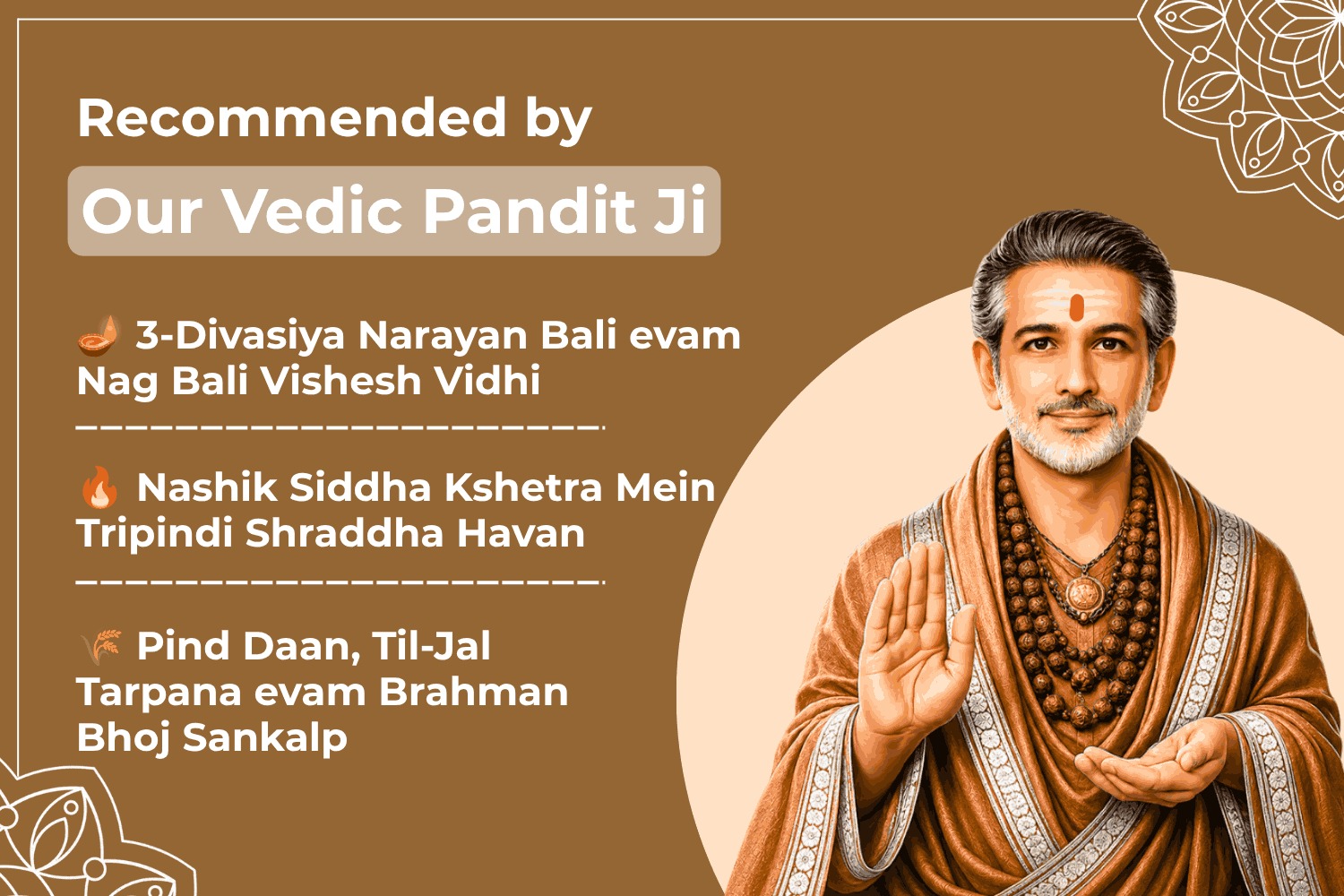 Sarva Pitru Amavasya Special 3-Day Narayan Bali, Nag Bali