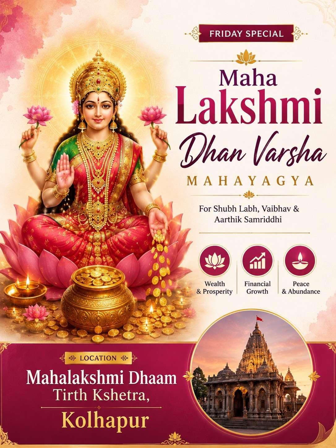 Maha Lakshmi Dhan Varsha Mahayagya