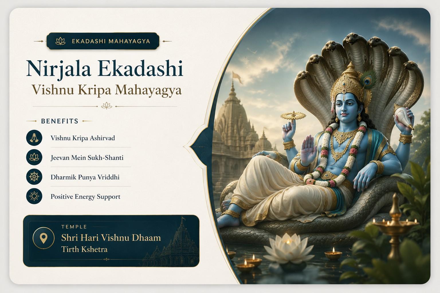 Nirjala Ekadashi Vishnu Kripa Mahayagya