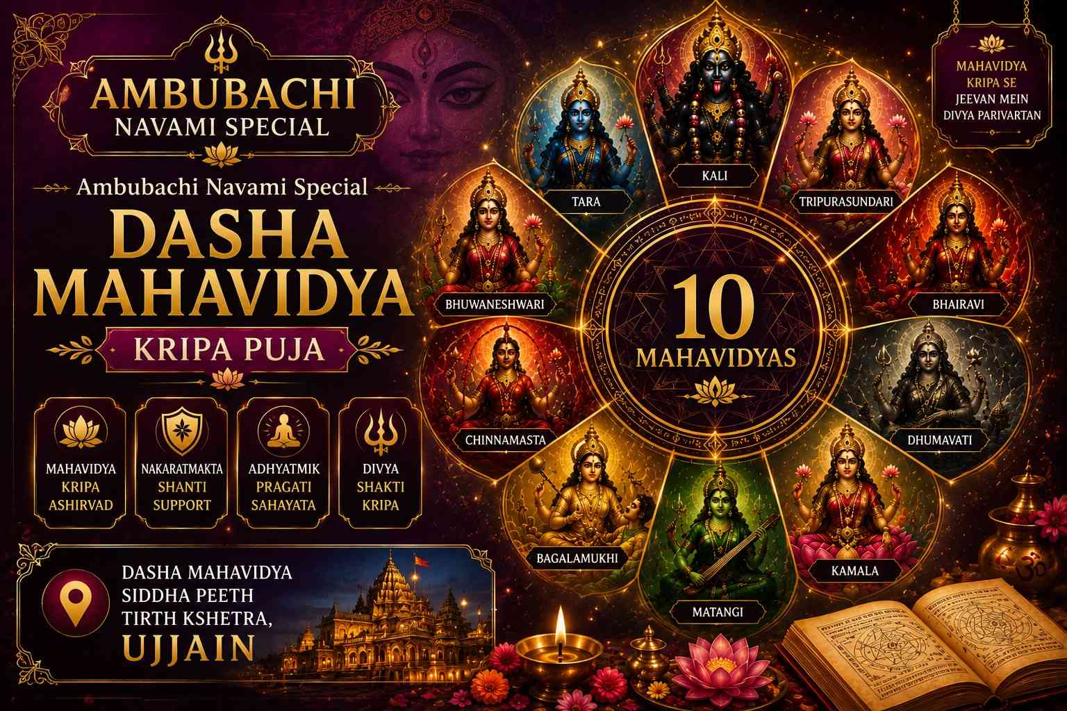 Ambubachi Navami Special Dasha Mahavidya Kripa Puja