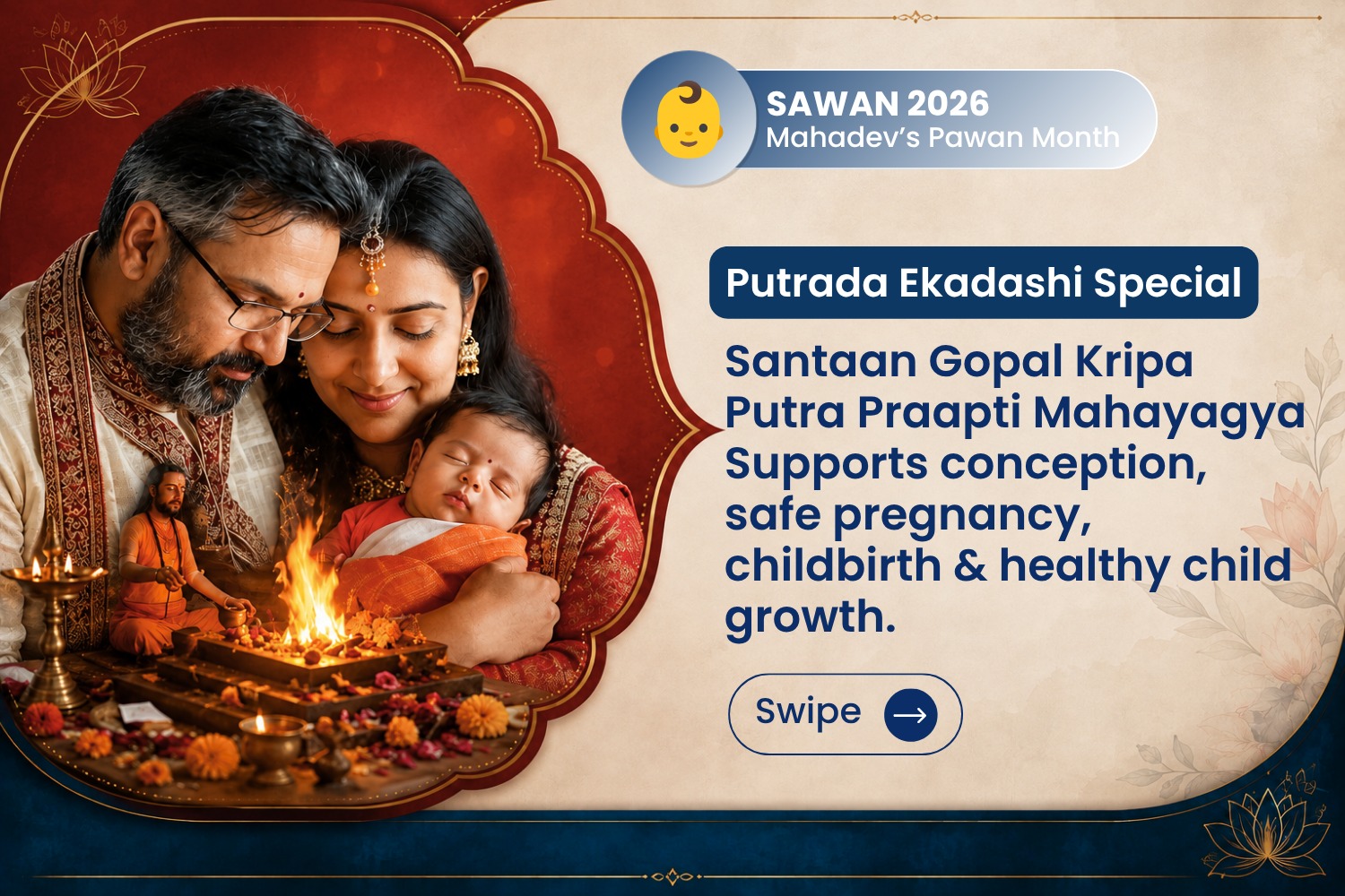 Putra Kameshti Mahayagya for Santan Prapti, Garbh Sukh & Santan Kalyan