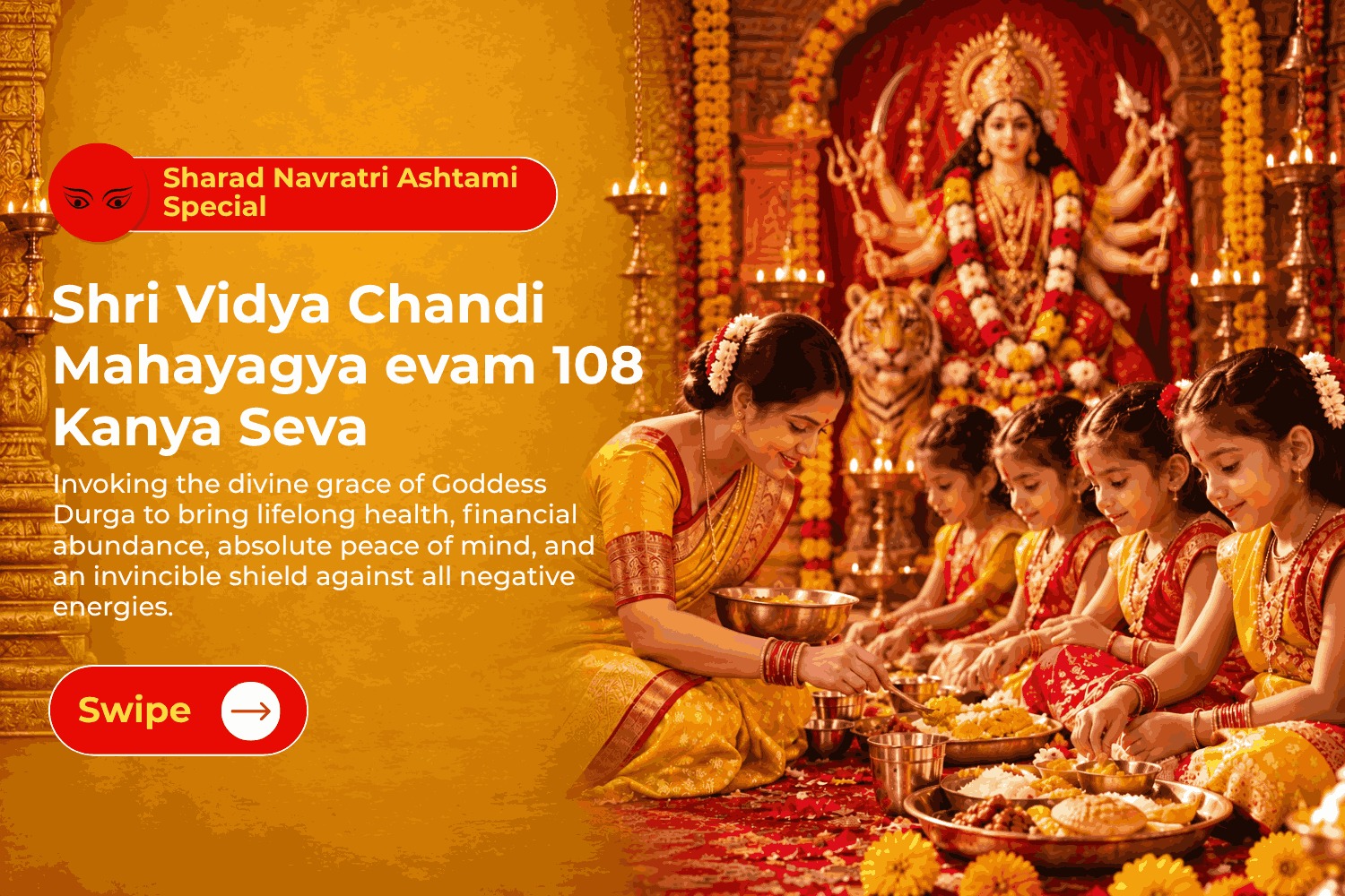 Shri Vidya Chandi Mahayagya  Evam 108 Kanya Seva